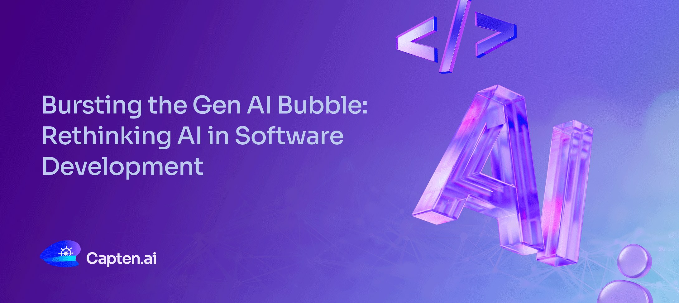 Bursting the Gen AI Bubble Rethinking AI in Software Development